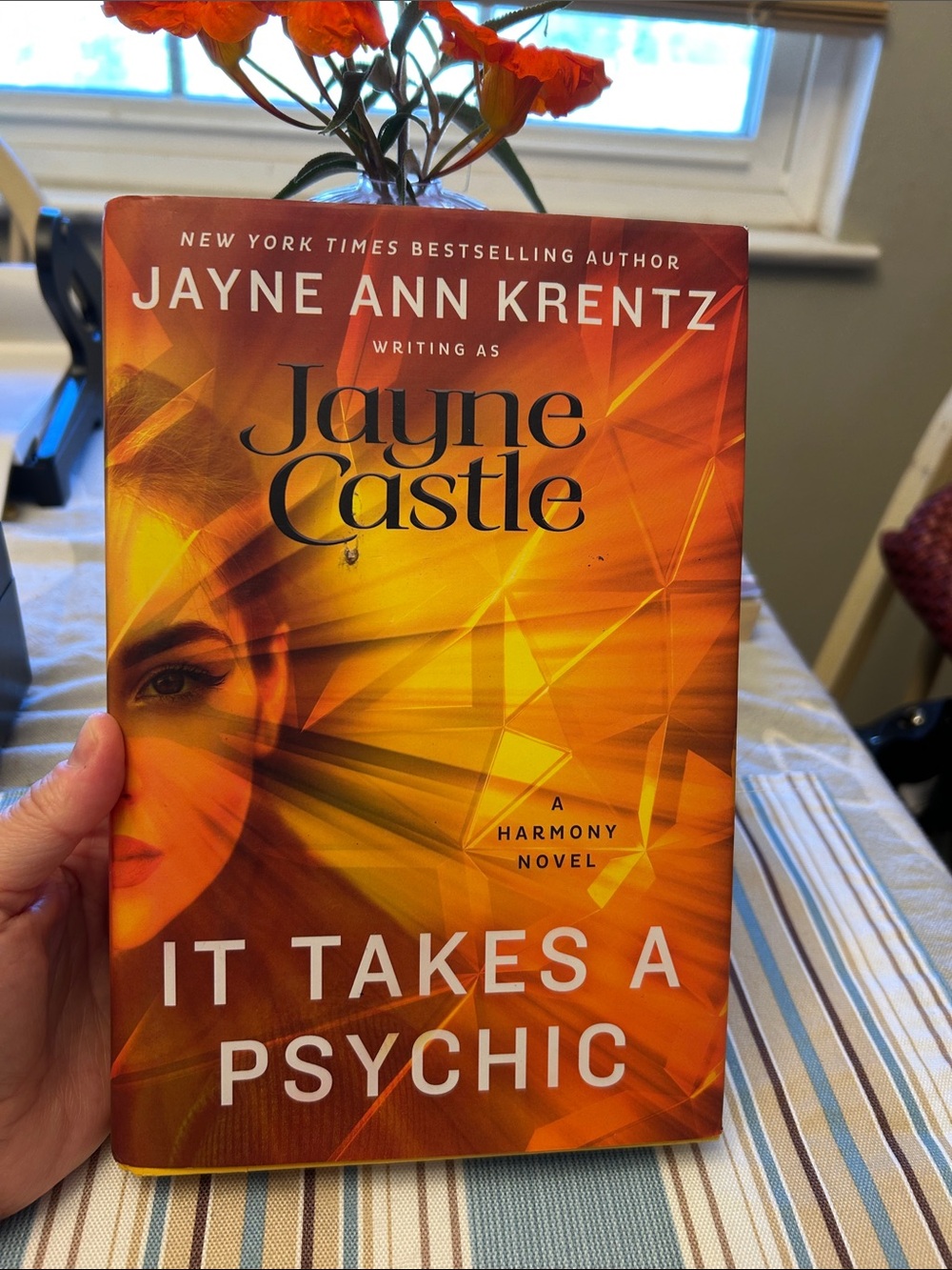 Jayne Ann Krentz (as Jayne Castle) "It Takes a Psychic" - Orange Cover